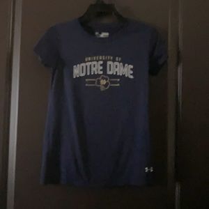 Norte Dame youth medium tee shirt